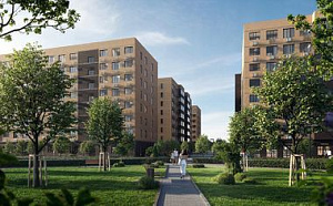 Зеленая территория с зонами отдыха