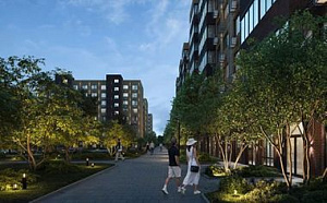 Благоустроенные внутренние дворы