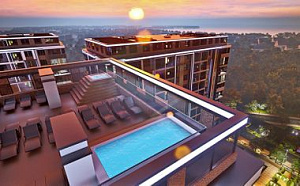 Джакузи и мангальная зона на крыше